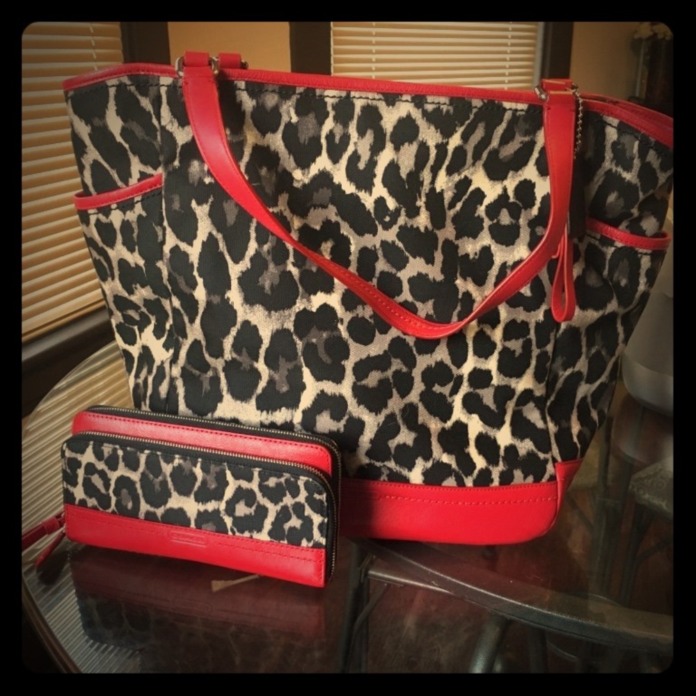 Coach bag and wristlet/wallet